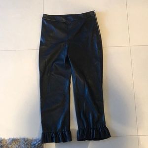 Zara faux leather pant